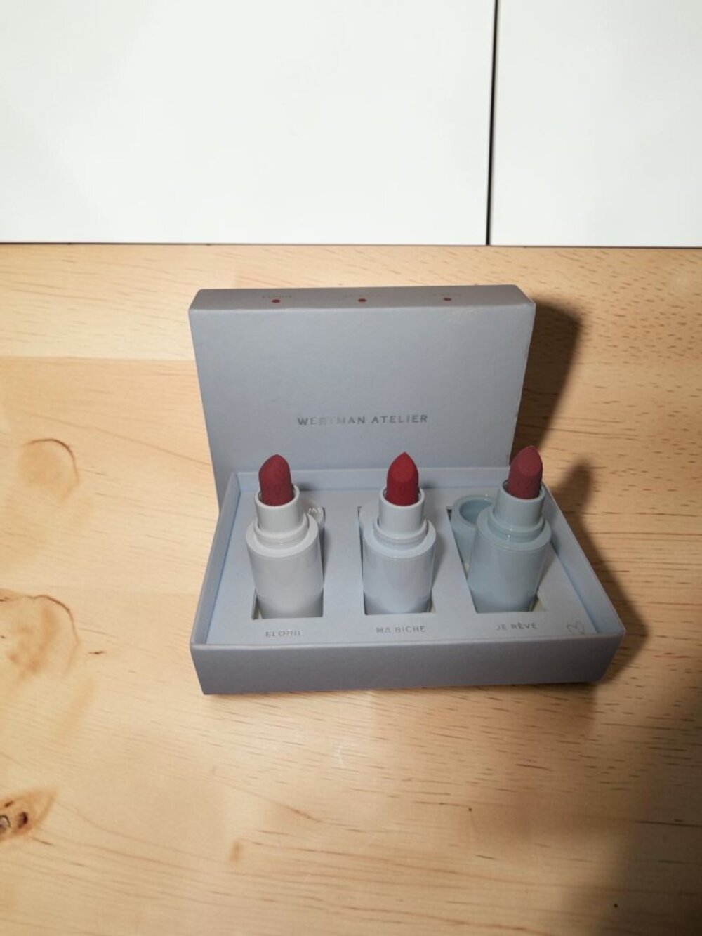 Westman Atelier Petite Lip Suede Matte Lipstick Trio Holiday 2025 (New in Box)